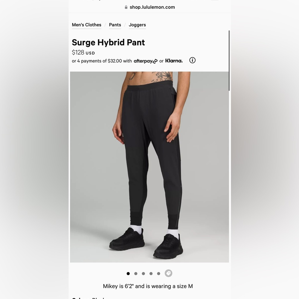 Lululemon Surge Hybrid pant